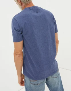 FatFace Vw Bottle Printed T-Shirt Navy Marl New