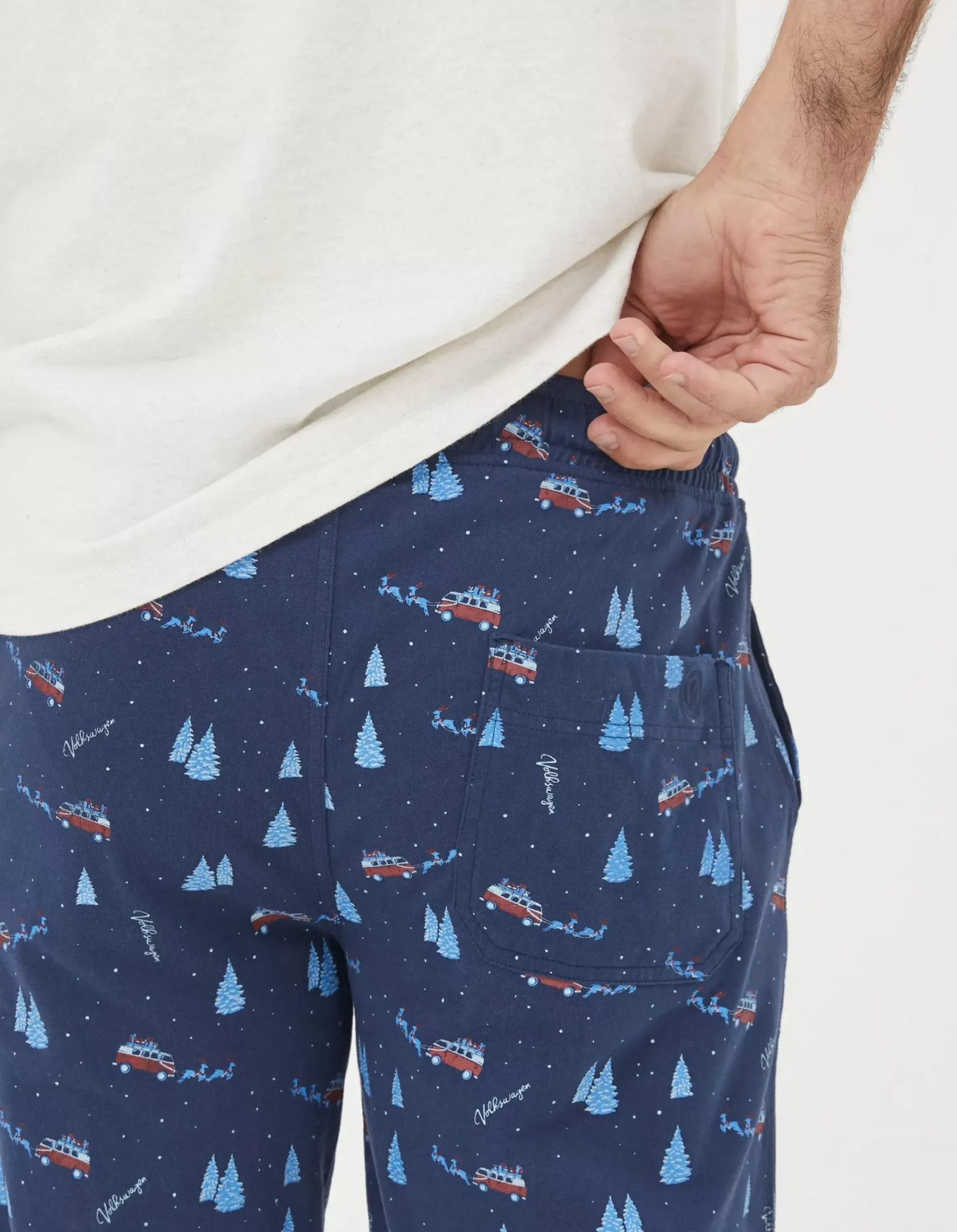 FatFace Vw Jogger Pyjama Set Navy Online