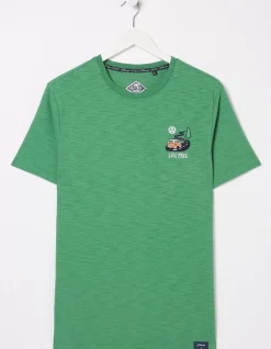 FatFace Vw Live Free T-Shirt Green