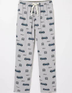 FatFace Vw Printed Pyjama Bottoms Grey Marl