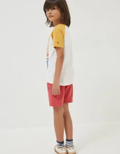 FatFace Vw Sun Graphic Jersey T-Shirt Off White Outlet