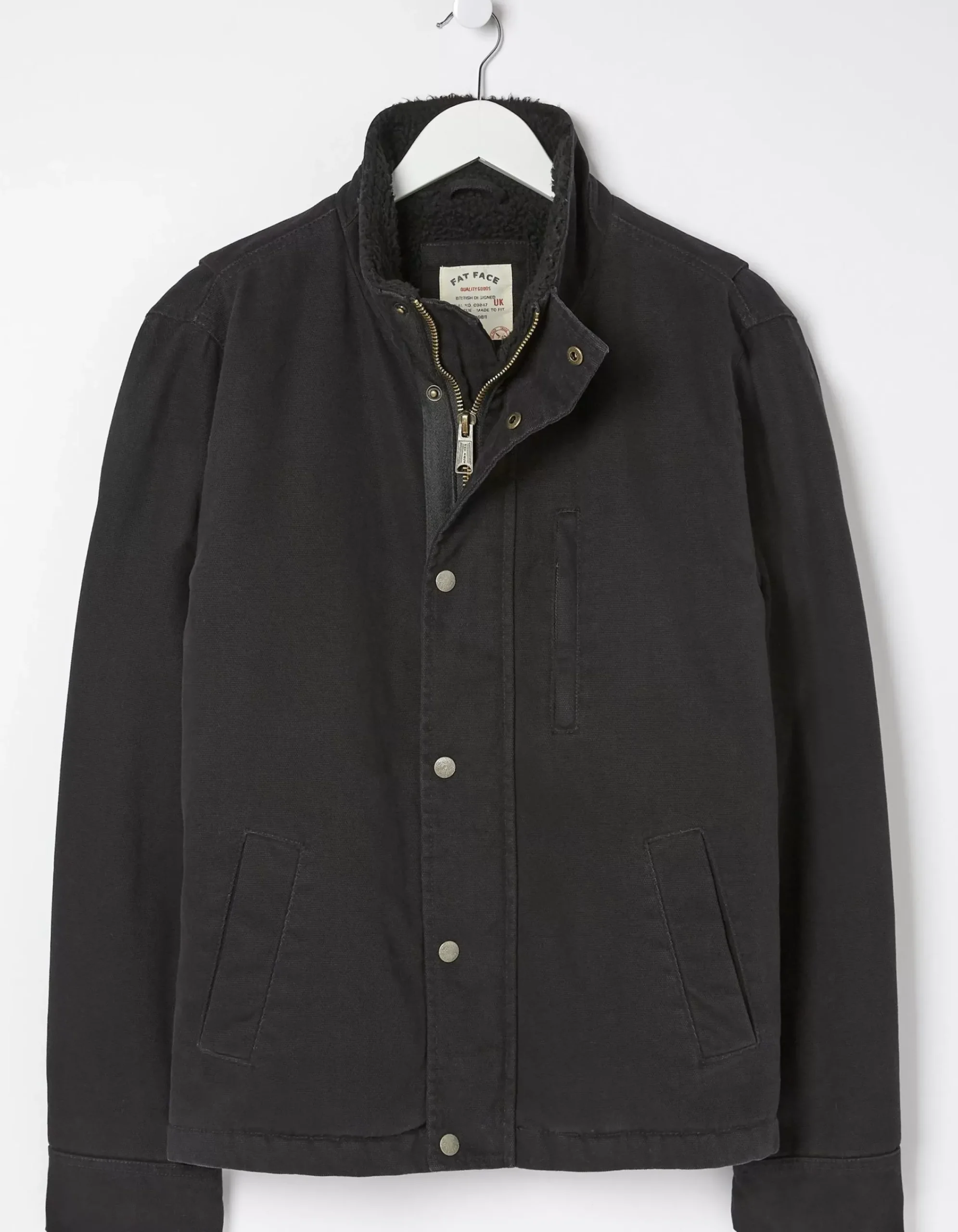 FatFace Wardly Canvas Jacket Black Best
