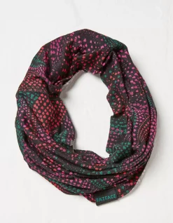 FatFace Waves Print Snood Black Discount