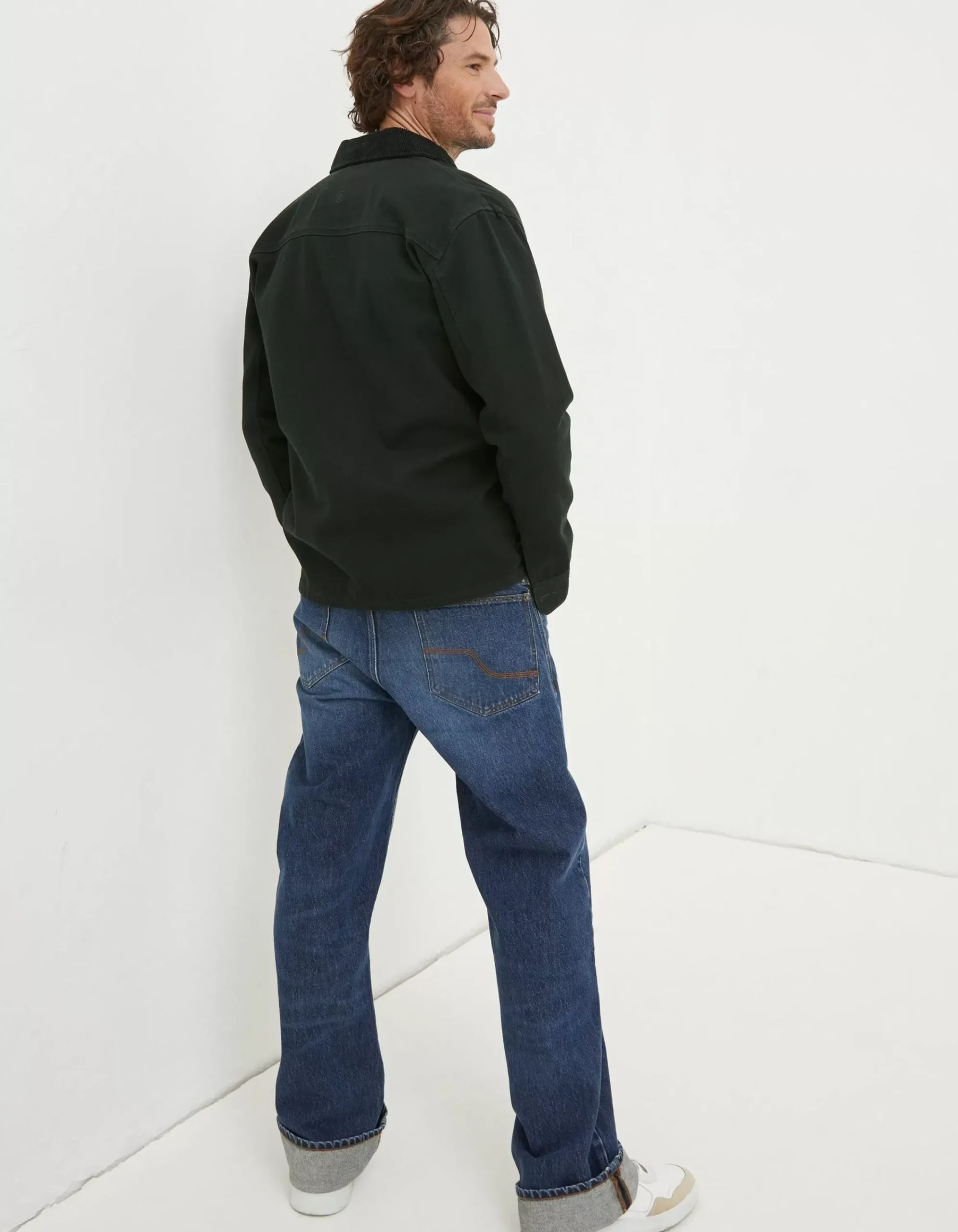 FatFace Wells Worker Jacket Dark Green New