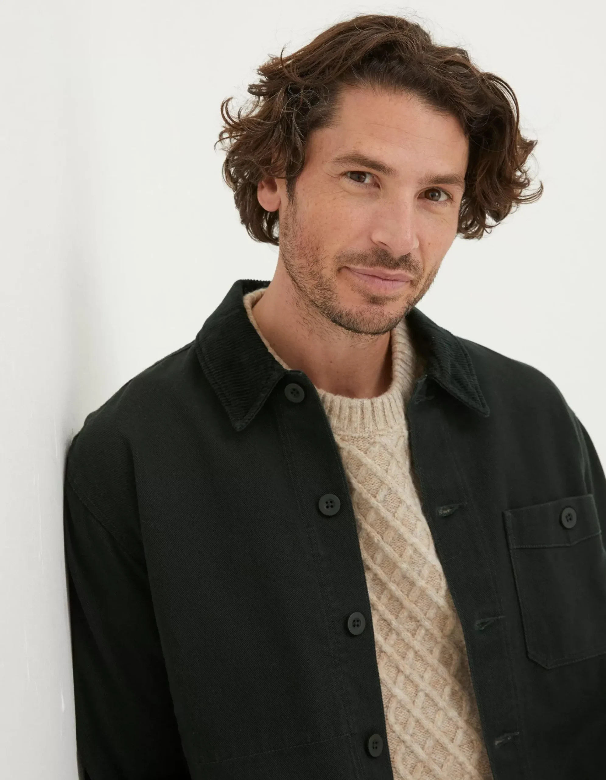 FatFace Wells Worker Jacket Dark Green New