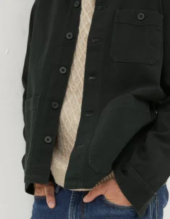 FatFace Wells Worker Jacket Dark Green New