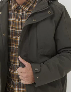 FatFace Whitemoor Jacket Khaki Green Outlet