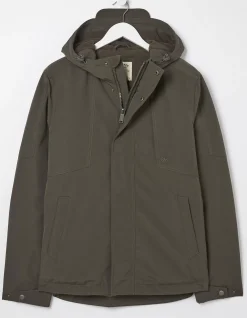 FatFace Whitemoor Jacket Khaki Green Outlet