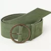 FatFace Wide Suede Belt Green Best