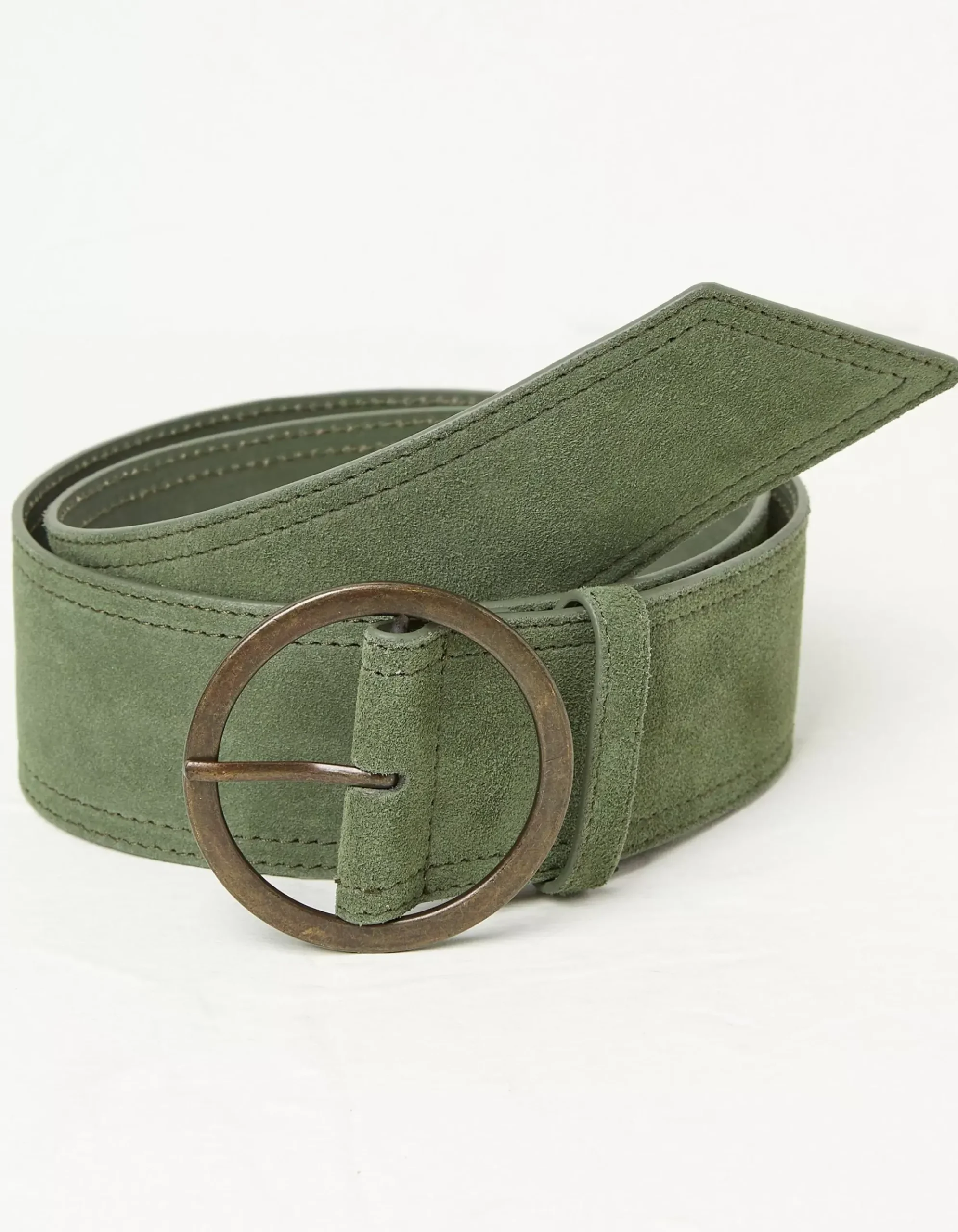 FatFace Wide Suede Belt Green Best