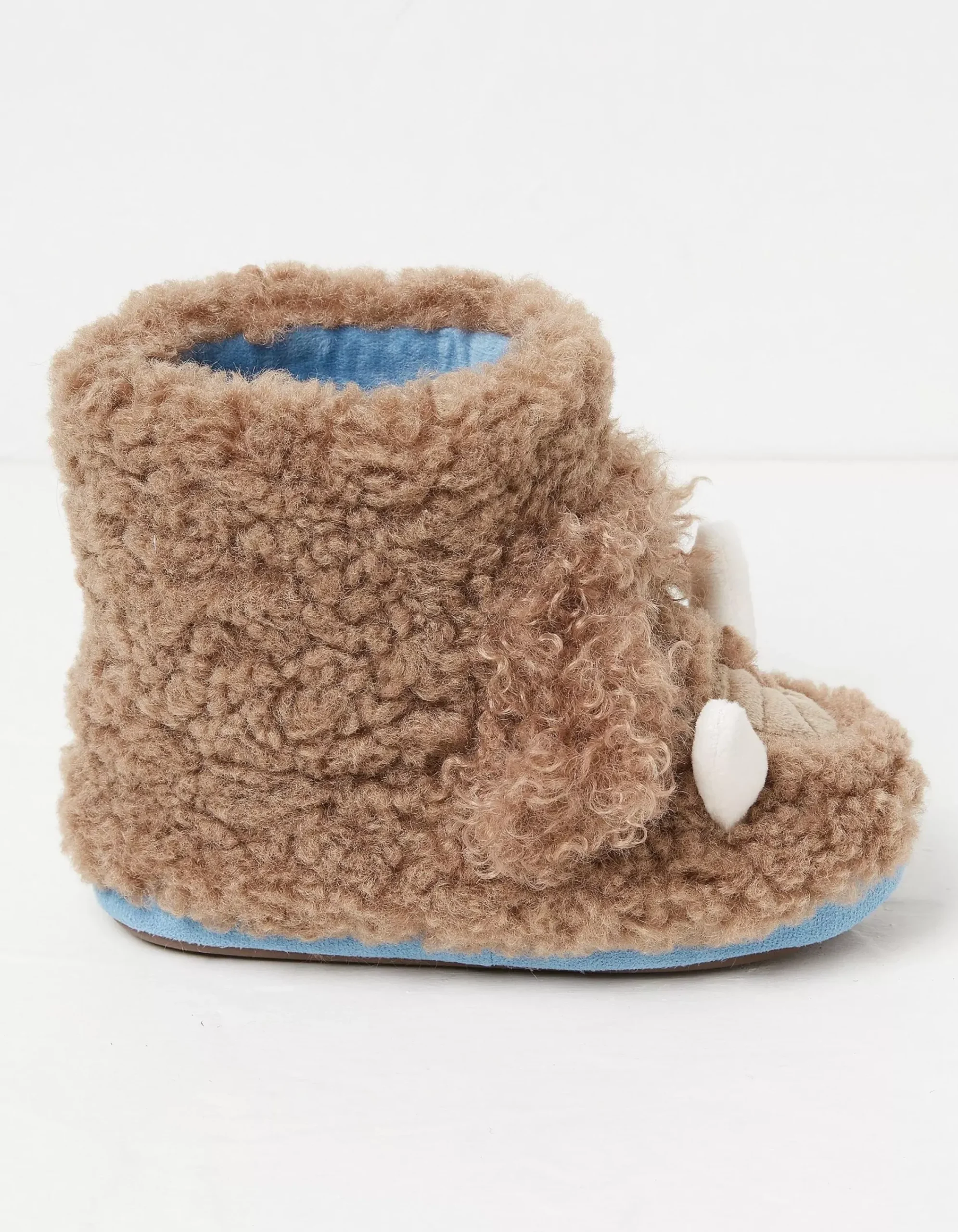 FatFace Wilfred Woolly Mammoth Slipper Boot Brown Best