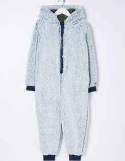 FatFace Wolf Onesie Navy Discount