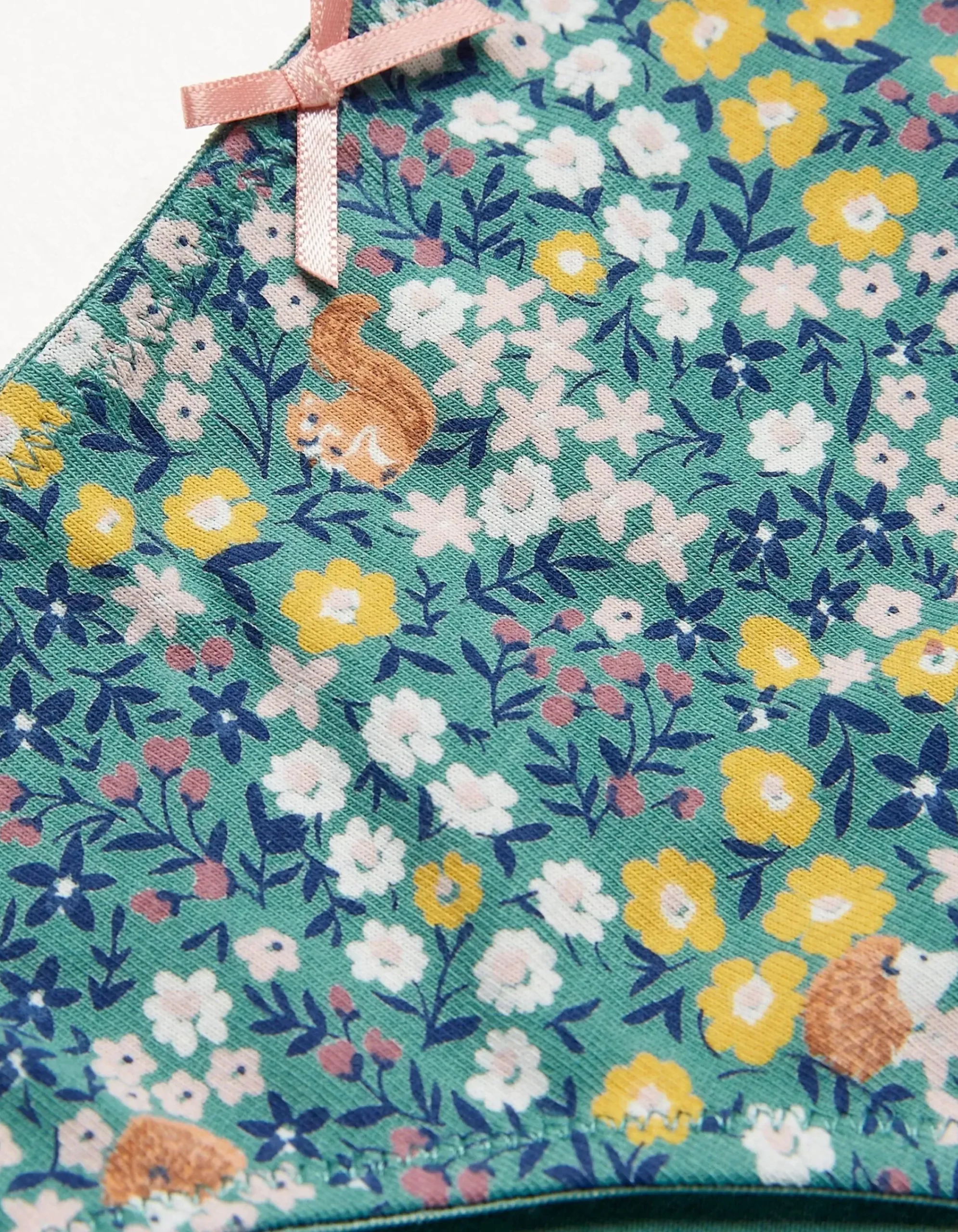 FatFace Woodland Floral Cheeky Knickers Teal Best