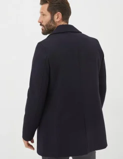 FatFace Wool Peacoat Navy Best