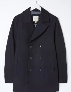 FatFace Wool Peacoat Navy Best