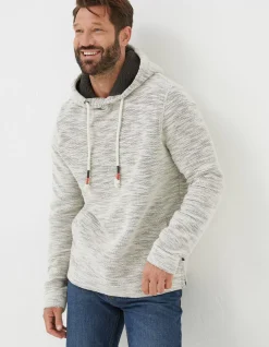 FatFace Woolacombe Fleece Hoodie Off White Best