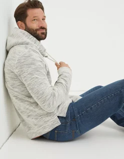 FatFace Woolacombe Fleece Hoodie Off White Best