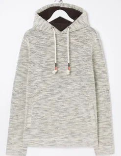 FatFace Woolacombe Fleece Hoodie Off White Best