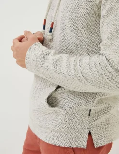 FatFace Woolacombe Hoodie Oatmeal Sale