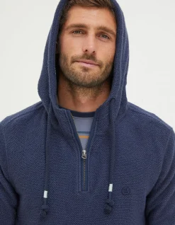 FatFace Woolacombe Hoodie Navy Outlet