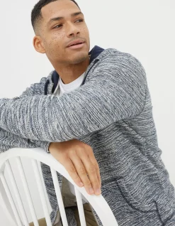 FatFace Woolacombe Zip Through Hoodie Navy