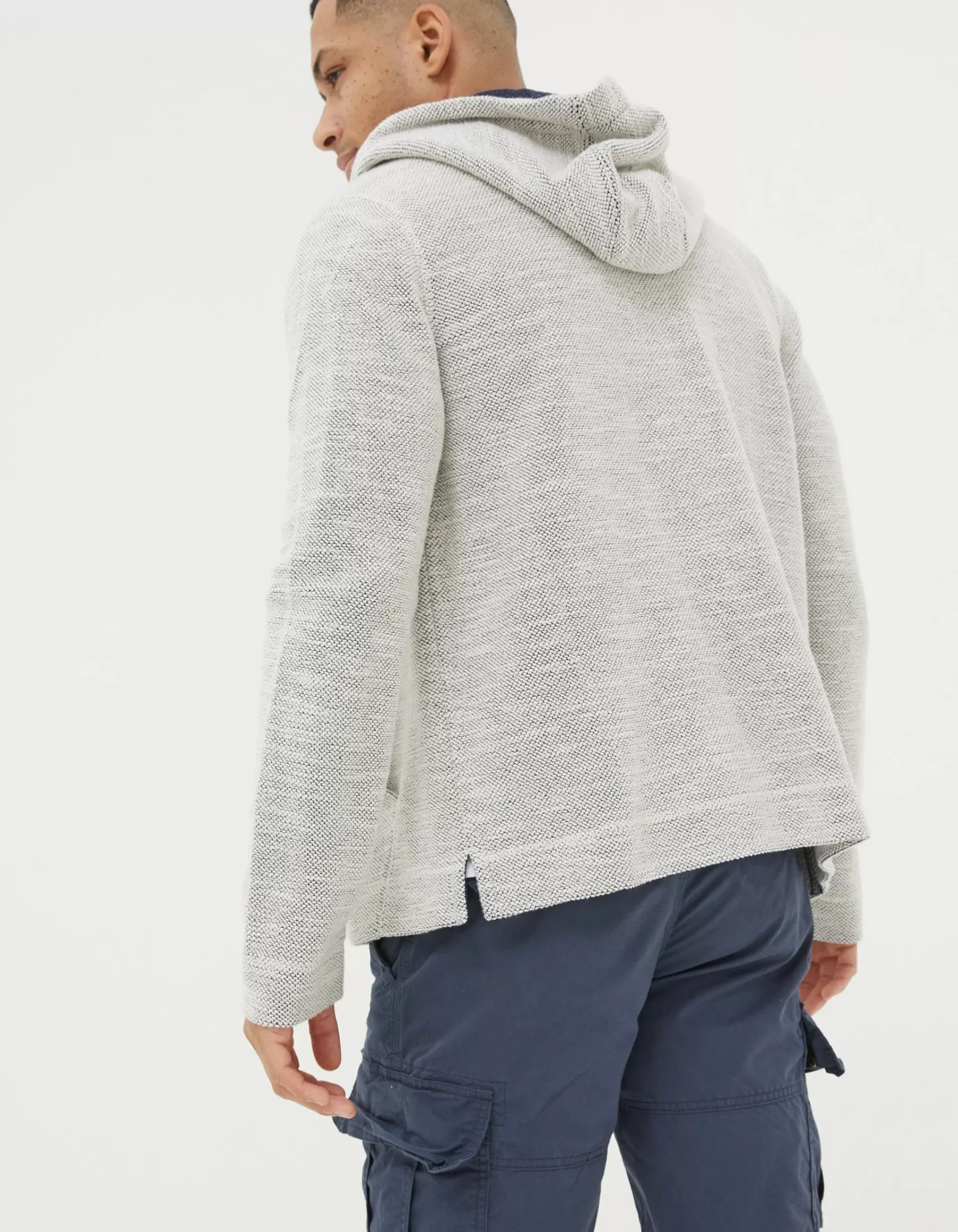FatFace Woolacombe Zip Through Hoodie Oatmeal Online