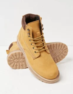 FatFace Worker Boots Brown Outlet