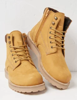 FatFace Worker Boots Brown Outlet
