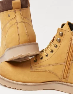 FatFace Worker Boots Brown Outlet