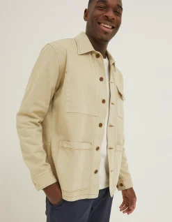 FatFace Worker Jacket Light Stone Best