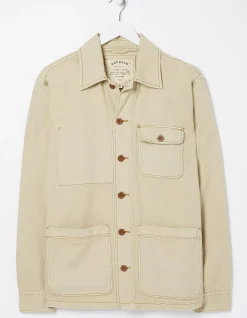 FatFace Worker Jacket Light Stone Best