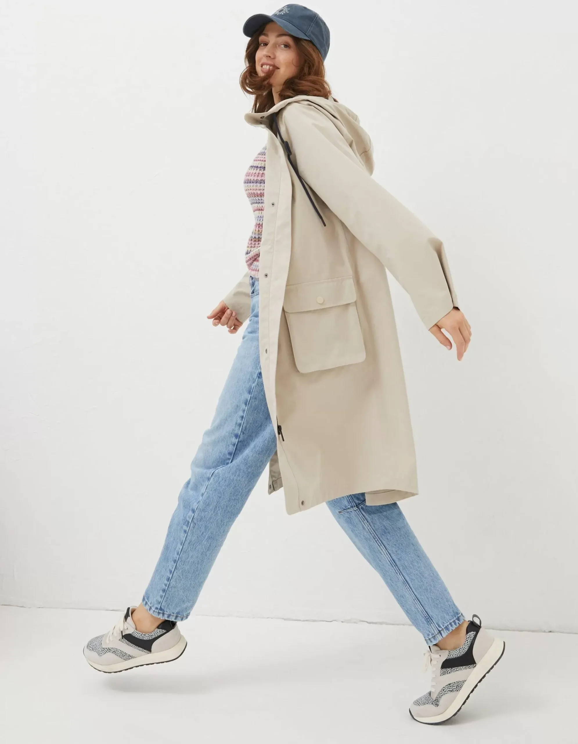 FatFace Wren Waterproof Coat Stone Online