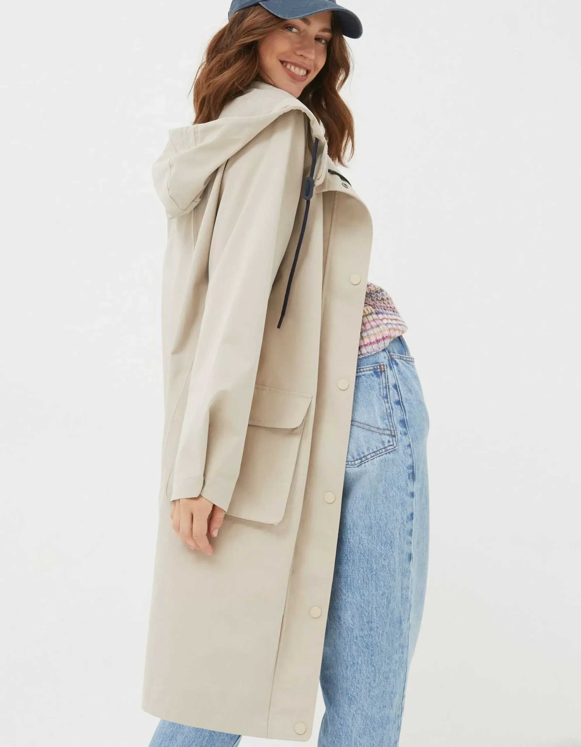 FatFace Wren Waterproof Coat Stone Online
