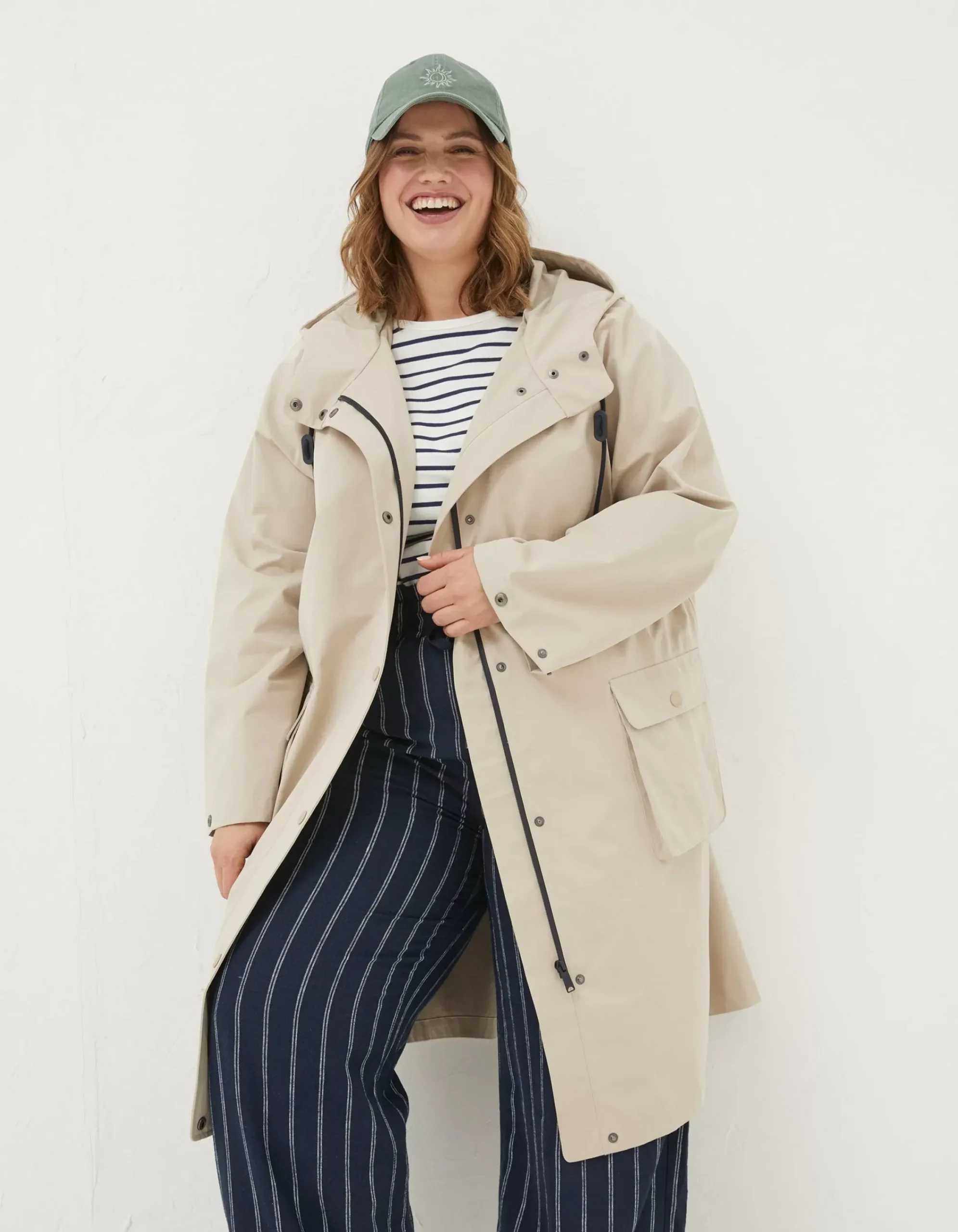 FatFace Wren Waterproof Coat Stone Online