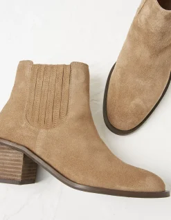 FatFace Zara Block Heel Chelsea Boot Tan Online