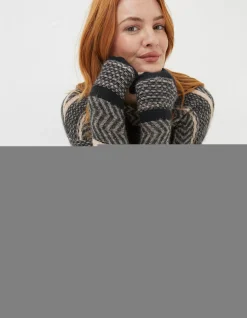 FatFace Zoe Boxy Fairisle Jumper Natural Best